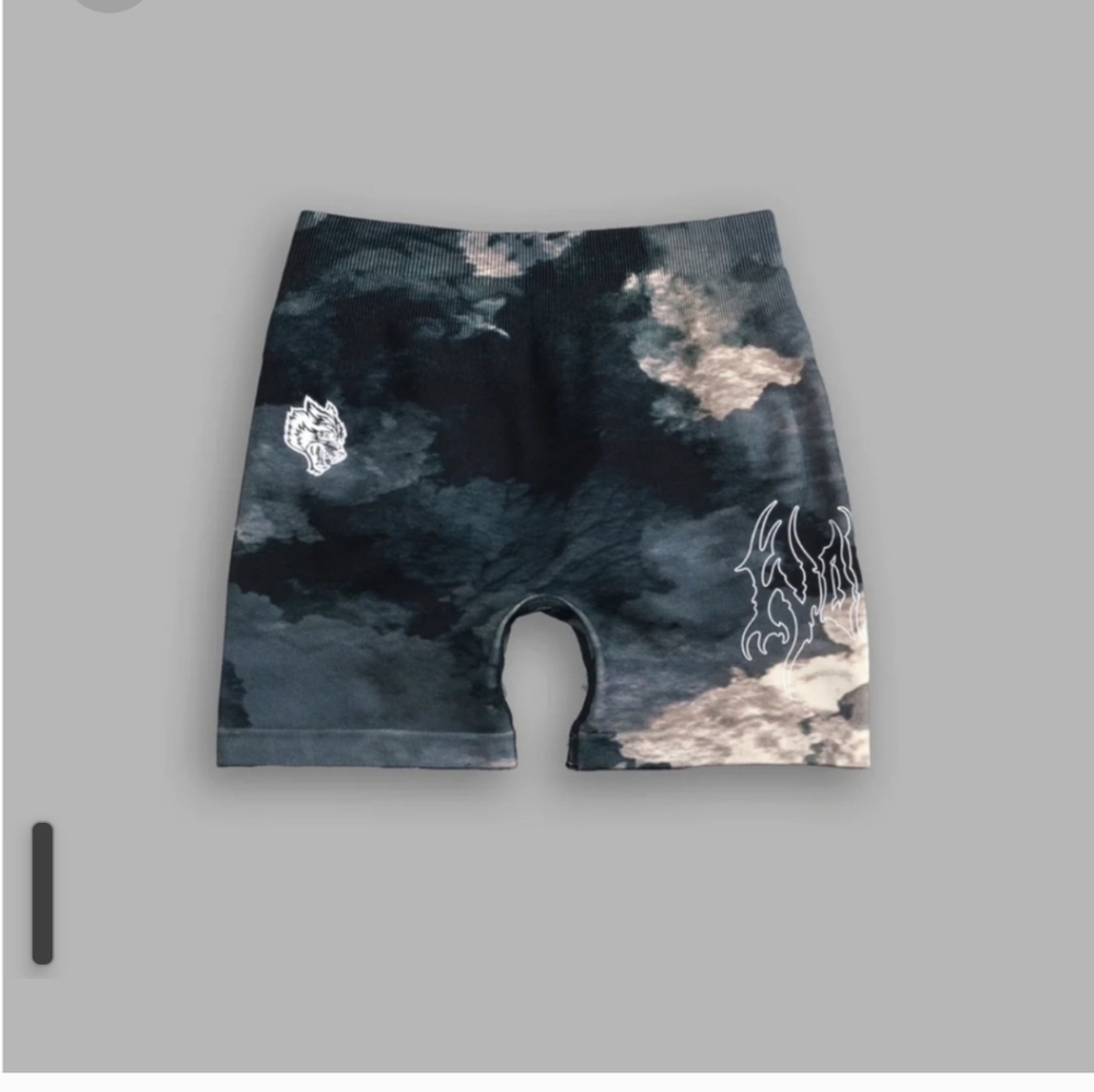 ISO Hesh "Everson Seamless" Shorts in Sandstorm Marble Wash - Picture 2 of 2